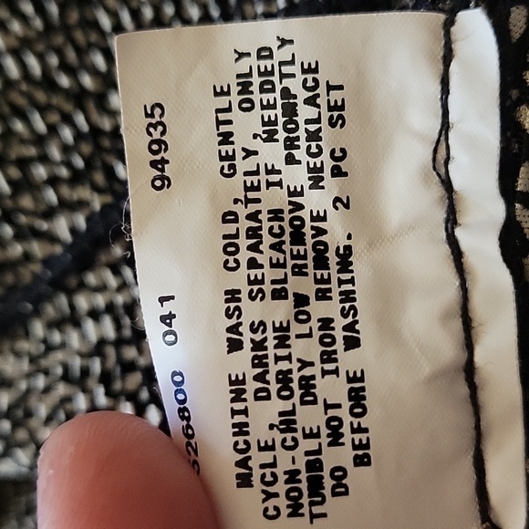 I.N. Studio size 12 black & silver jacket and maxi dress combination - Picture 7 of 7